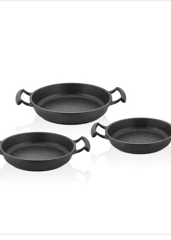 Diğer Chef Rubenis Trend Cook 3 Parça Döküm Tava Seti