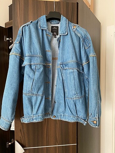 xs Beden mavi Renk Mavi jeans kot ceket