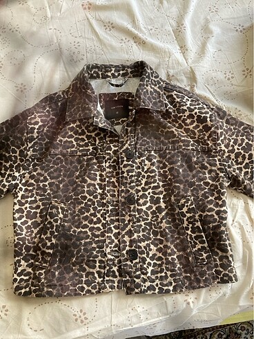 s Beden Leoparlı ceket
