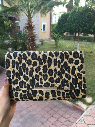 universal Beden Leoparli portfoy canta