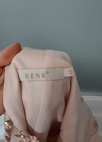 40 Beden pembe Renk Pullu abiye - nişanlık