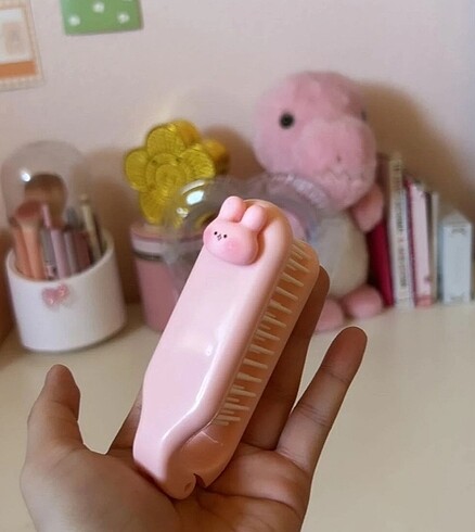 Tavşanlı pembe katlanabilir tarak