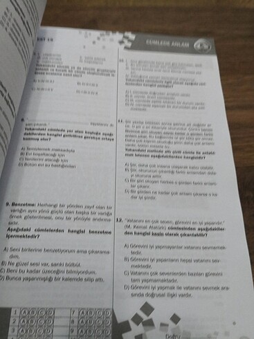  Reform akademi yayıncılık 8 sınıf Türkçe 