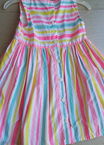 24-36 Ay Beden çeşitli Renk Yazlık çocuk elbise