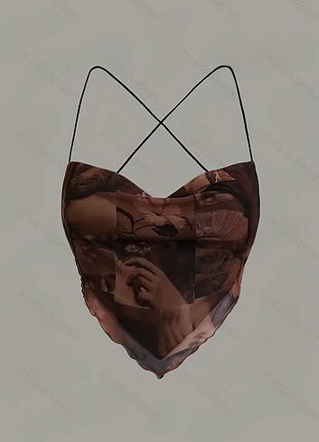 Shein Sırtı açık crop
