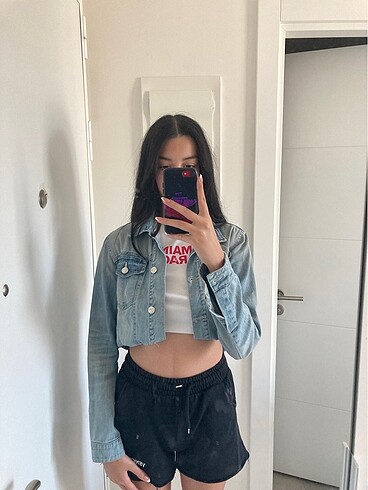 Crop Kot ceket