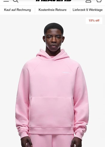 Pembe Oversize Kapüşonlu Sweatshirt