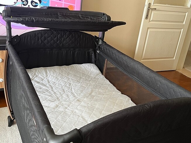 Prego Prego Panama park yatak 8038 siyah 75x110