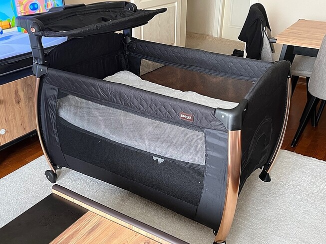 Prego Panama park yatak 8038 siyah 75x110