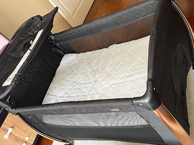  Beden gri Renk Prego Panama park yatak 8038 siyah 75x110