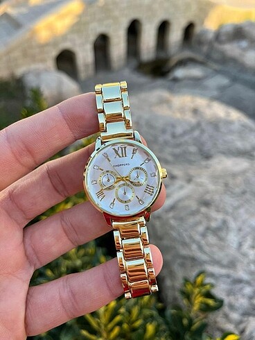 Kadın Gold Renk Kol Saati