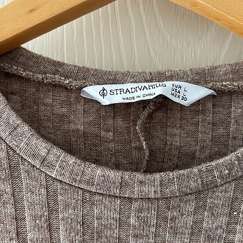 l Beden camel Renk Stradivarius Fitilli Dar Uzun Elbise