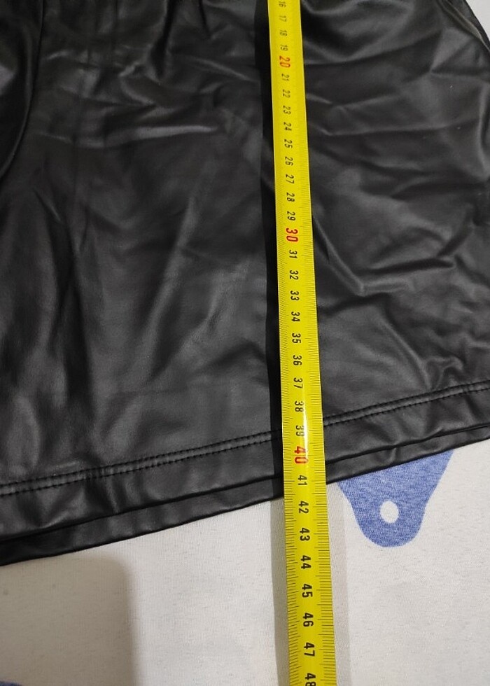 Deri şort - Görsel 4