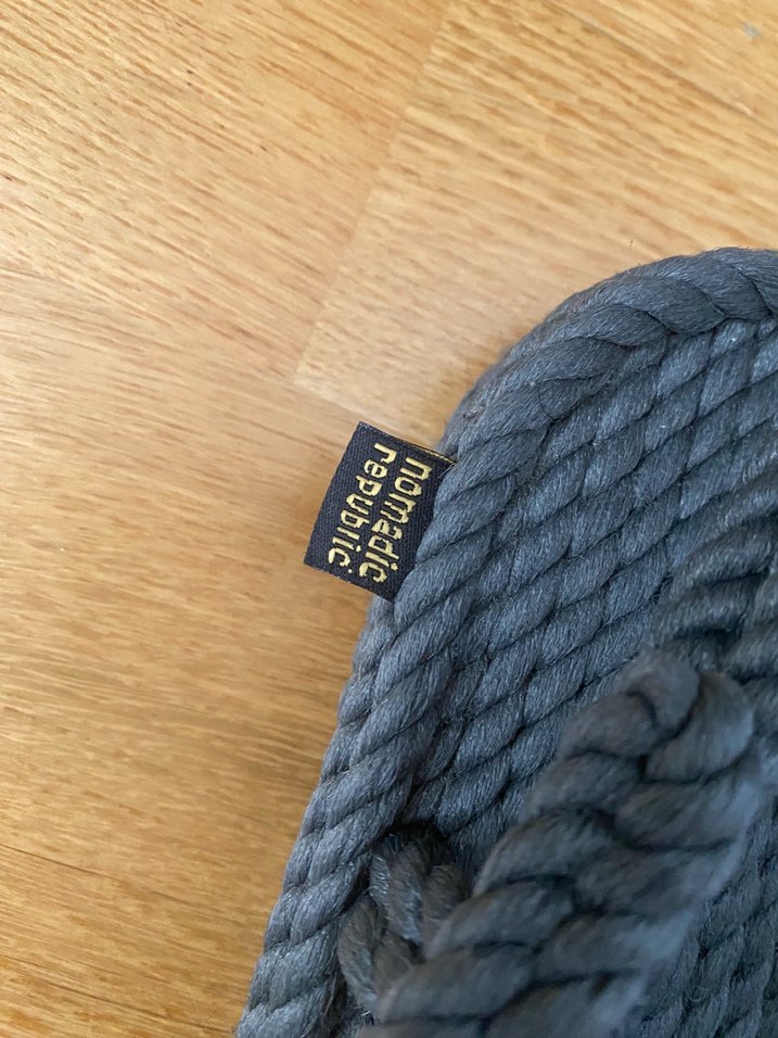 Hasır Gri Kadın Dolgu Topuk Sandalet - Görsel 2