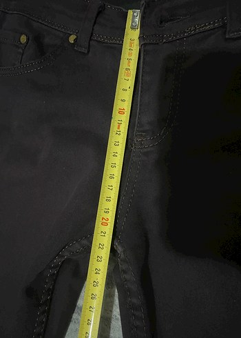 30 Beden kahverengi Renk Kahverengi Kot Pantolon Jean