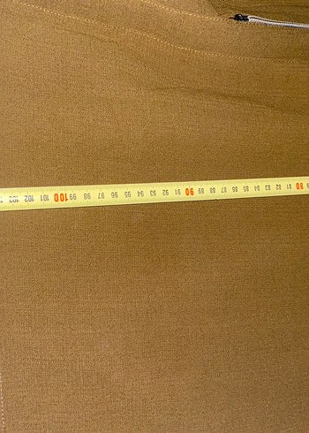 46 Beden haki Renk Kadın Haki Uzun Fermuarlı Tunik Pardesü