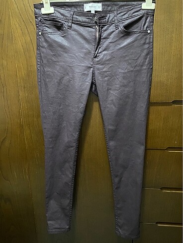Mango Mango Mumlu Mürdüm Skinny Jean Pantolon