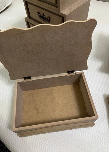 Ahşap küçük komodib - Görsel 7