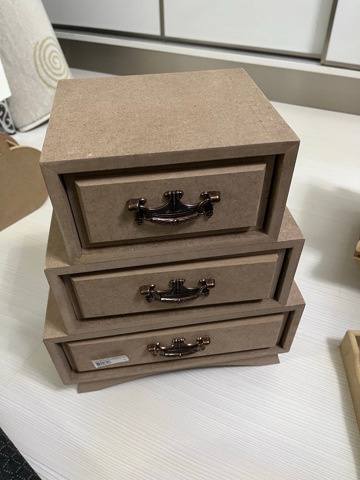 Ahşap küçük komodib - Görsel 2