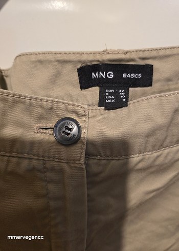 Bej Kadın Bermuda Şort Mango - Görsel 4