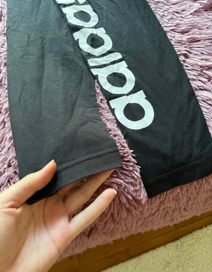 Siyah Adidas Spor Tayt - Görsel 3