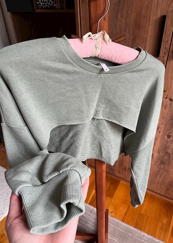 Crop sweatshirt - Görsel 3