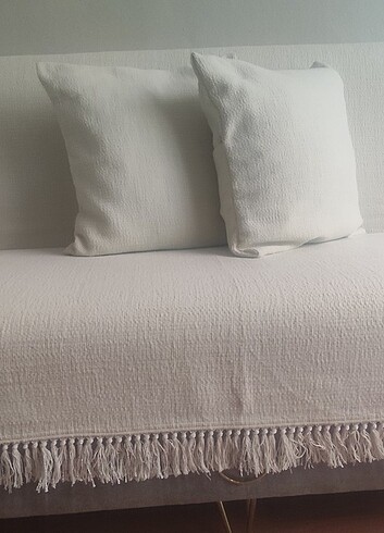 Beden beyaz Renk ŞÖNİL KUMAŞ KOLTUK ÖRTÜSÜ