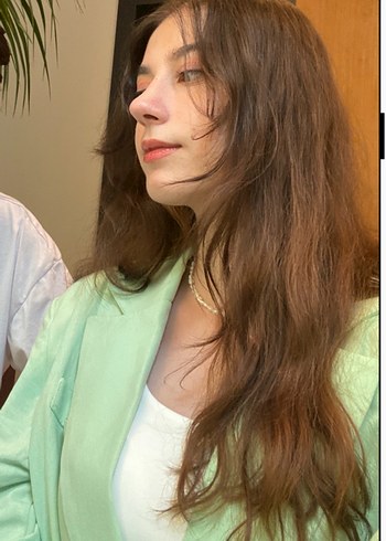Vintage Yeşil Kadın Blazer Ceket