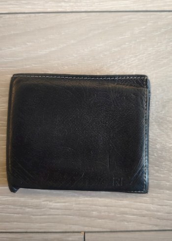 Deri Nakış Desenli Siyah Erkek Cüzdanı - Görsel 3