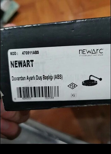  Beden Newarc duş başlığı 