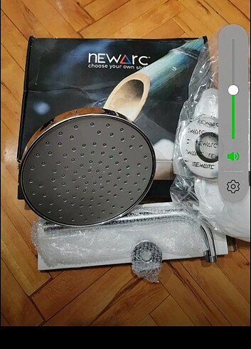  Beden beyaz Renk Newarc duş başlığı 