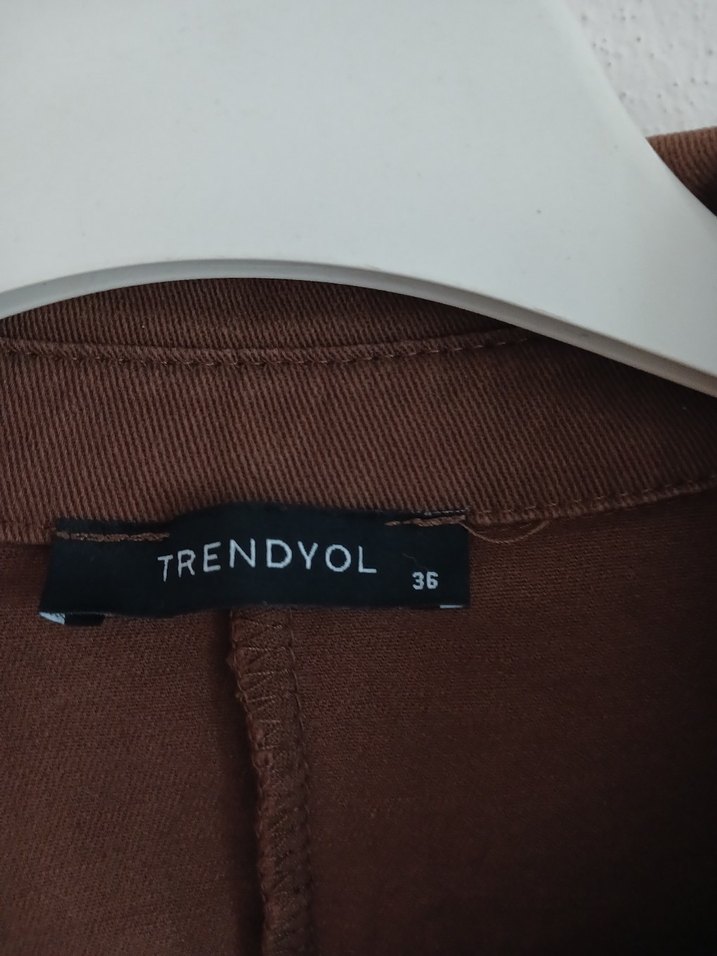 kahverengi hamile tunik - Görsel 3