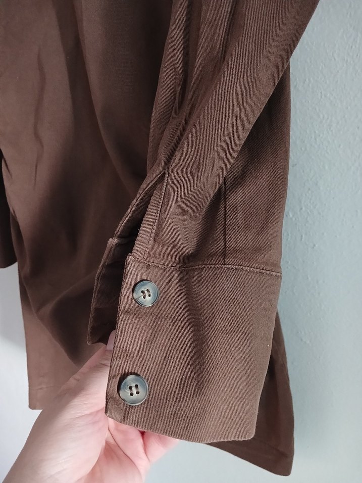 kahverengi hamile tunik - Görsel 5