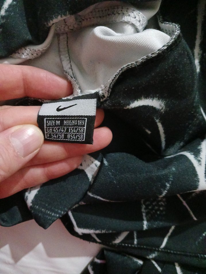 nike Gri Siyah Desenli Kadın Spor Tayt - Görsel 5