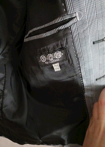 Erkek Çocuk Gri Düğmeli Ceket - Görsel 3