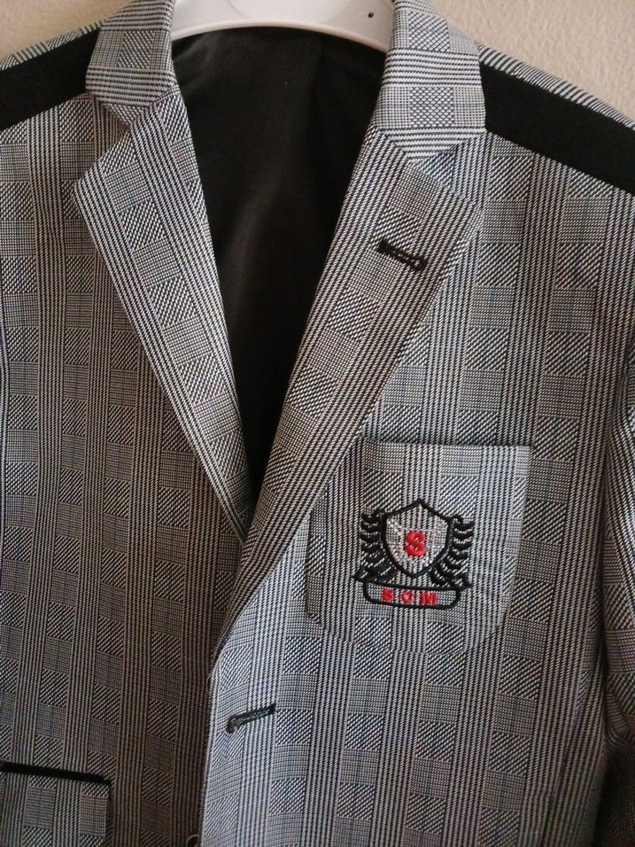 Erkek Çocuk Gri Düğmeli Ceket - Görsel 4