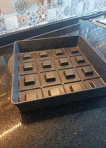 Taç granit brownie kek kalıbı 