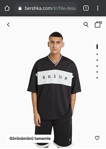 Bershka Orijinal Bershka Takım Forma Tişört Şort