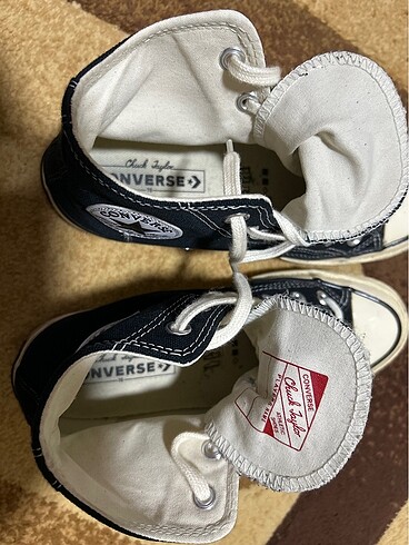 38 Beden siyah Renk Converse ayakkabı