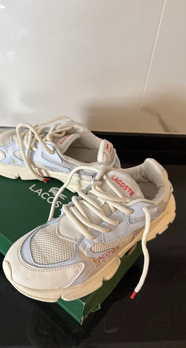 Lacoste Beyaz Bağcıklı Erkek Spor Ayakkabı - Görsel 4