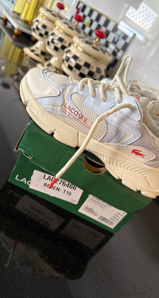 Lacoste Beyaz Bağcıklı Erkek Spor Ayakkabı - Görsel 2