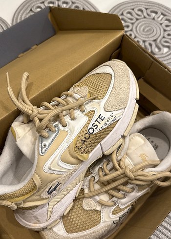 Lacoste Lacivert Detaylı Spor Beyaz Kadın Sneaker