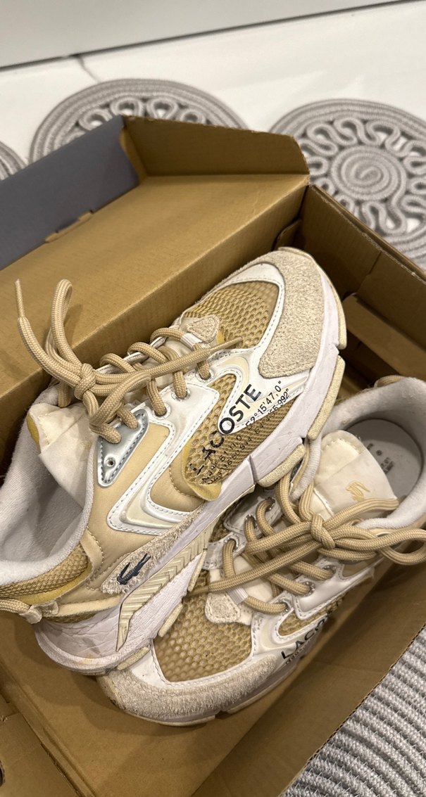 Lacivert Detaylı Spor Beyaz Kadın Sneaker - Görsel 2