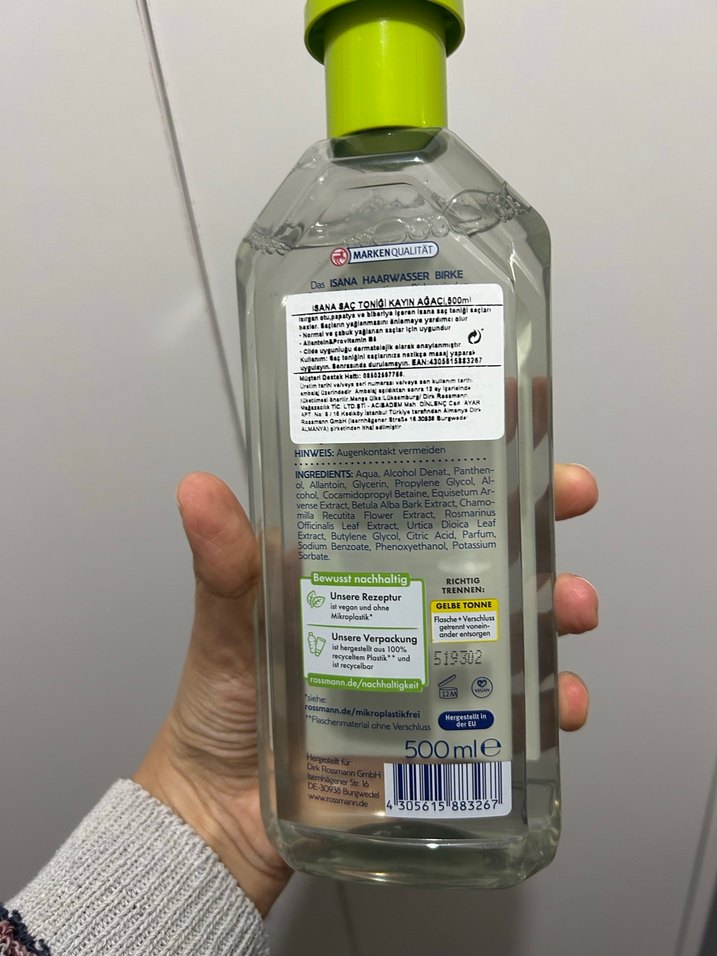 ISANA Birk Saç Suyu 200 ml - Görsel 2