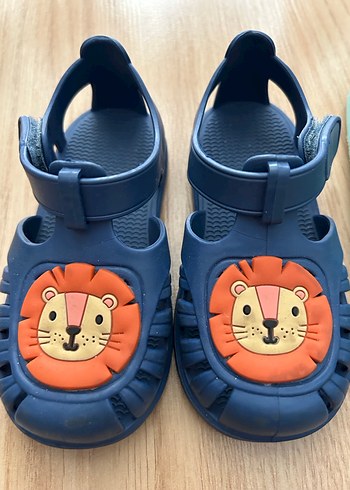 Erkek Çocuk Renkli Leopar Desenli Kaydırmaz Terlik ve sandalet - Görsel 2