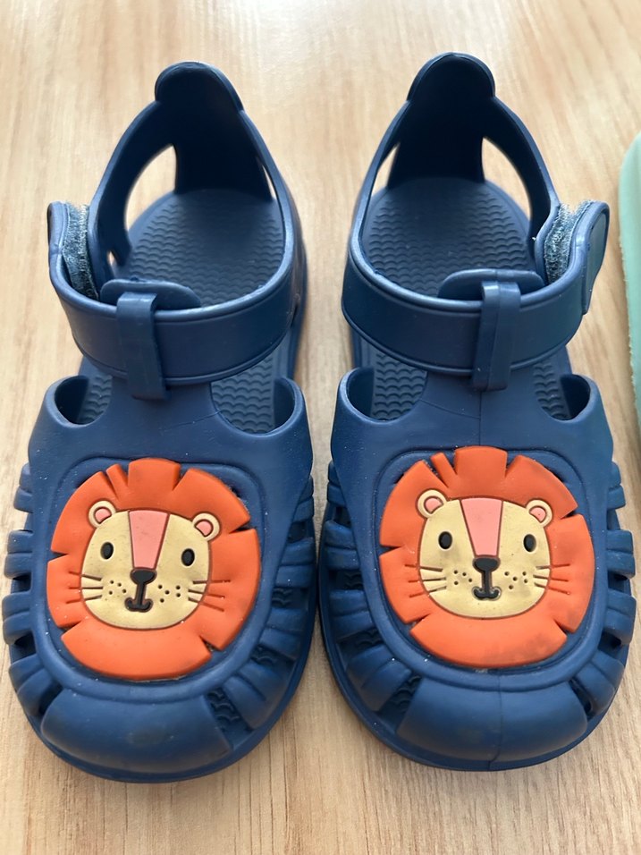 Erkek Çocuk Renkli Leopar Desenli Kaydırmaz Terlik ve sandalet - Görsel 2