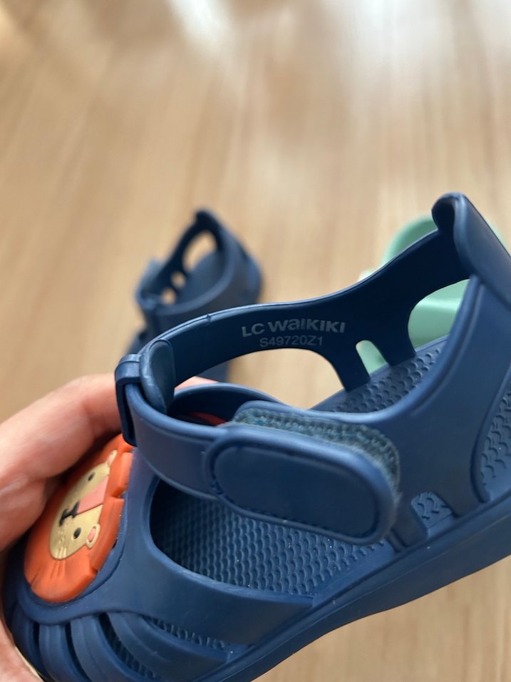 Erkek Çocuk Renkli Leopar Desenli Kaydırmaz Terlik ve sandalet - Görsel 5