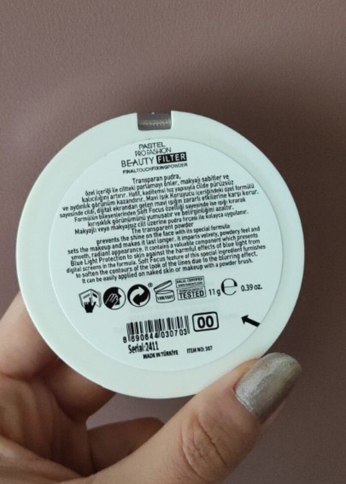 Sabitleyici transparan pudra - Görsel 3