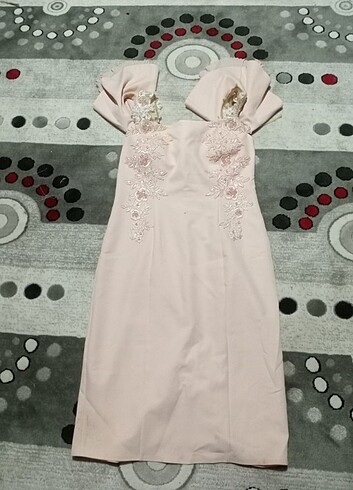 Abiye elbise taşlı 