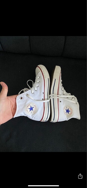 37,5 Beden beyaz Renk Beyaz converse chuck taylor